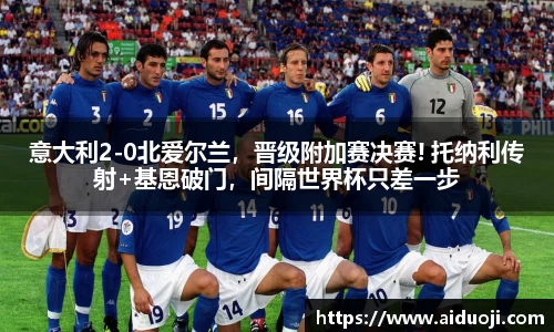 意大利2-0北爱尔兰，晋级附加赛决赛! 托纳利传射+基恩破门，间隔世界杯只差一步